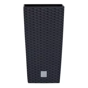 Prosperplast Rato Square kaspó antracit 26,5 x 26,5 x 50 cm