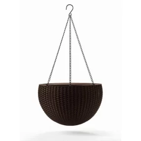   Keter Hanging Sphere függesztett virágtartó, whiskey barna