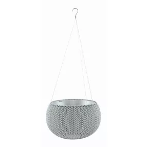 Felfüggeszthető virágcserép Keter COZY S Cloudy grey