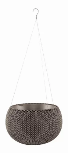 Keter COZY S virágcserép Harvest Brown