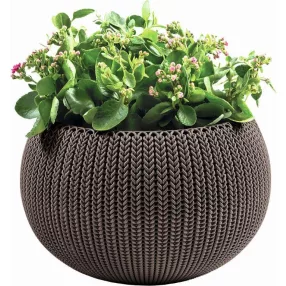 Keter COZY M virágcserép Harvest Brown