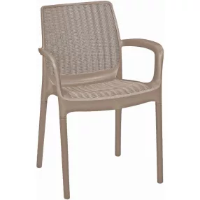 Keter Bali kerti fotel, cappuccino szín