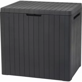   Keter City Storage Box 113L kerti tároló doboz, grafitszürke
