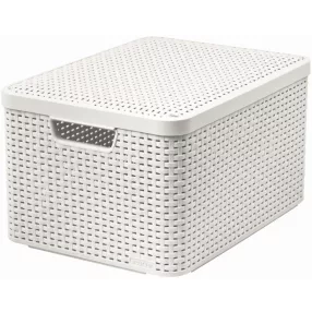 Box Curver Style L 30L tetővel, fehér