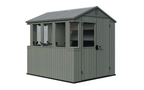 Kerti ház Keter Potting Shed 2 az 1-ben zöld, padlóval
