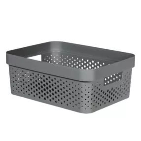 Curver Infinity Dots doboz 11L szürke