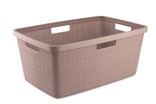 Curver Jute szennyeskosár 46L rózsaszín