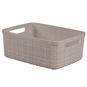 Curver Jute S 5L tárolódoboz taupe