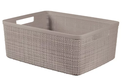 Curver Jute M 12 l taupe tárolódoboz