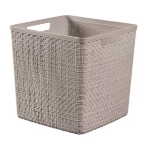 Box Curver Jute Cube 17L taupe