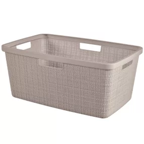 Curver Jute 46 l szennyestartó kosár taupe