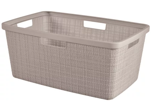Curver Jute 46 l szennyestartó kosár taupe