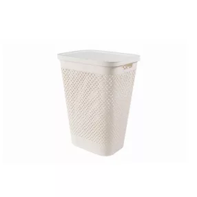 Curver Pure 55 l krém szennyestartó fedéllel
