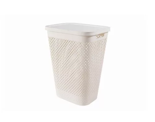 Curver Pure 55 l krém szennyestartó fedéllel