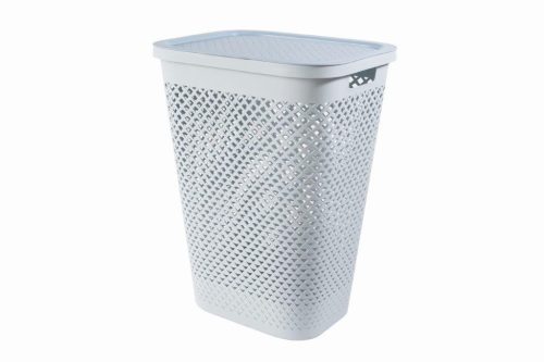 Curver Pure 55 l kék szennyestartó fedéllel