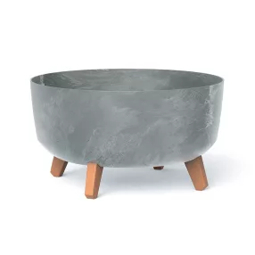 Prosperplast GRACIA LOW kaspó 38 cm beton effect