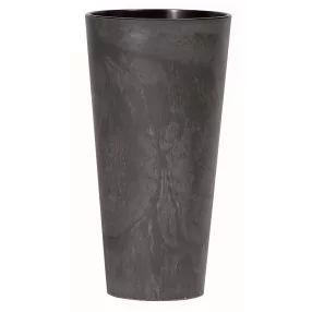 Prosperplast TUBUS SLIM BETON EFFECT kaspó antracit 30 cm