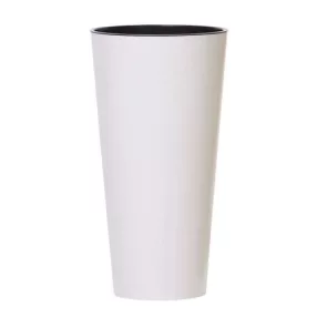 Prosperplast TUBUS SLIM virágcserép fehér fényes 30 cm