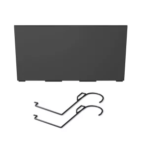   Virágcserép Prosperplast URBI CASE W 39,5 cm antracit színben