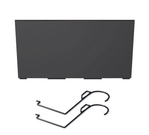 Virágcserép Prosperplast URBI CASE W 39,5 cm antracit színben
