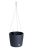 Virágcserép Prosperplast RATO ROUND W 25,6 cm felfüggeszthető, antracit színben