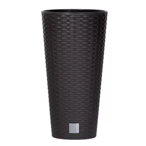   Prosperplast Rato Tubus virágcserép barna 30 cm-es betéttel