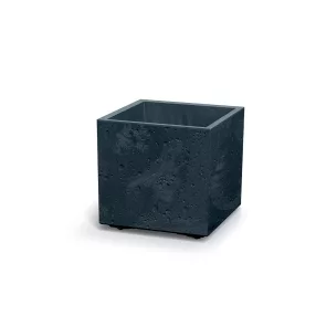   Prosperplast SIERRA SQUARE virágcserép ,beton effekt 38,5 cm antracit