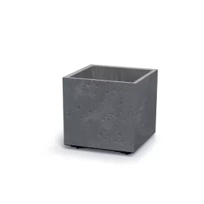   Virágcserép Prosperplast SIERRA SQUARE beton hatás 38,5 cm szürke
