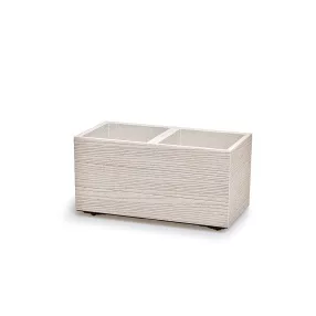   Virágcserep Prosperplast MADERA CASE eco fa 57,7 cm fehér eco