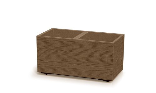 Virágcserep Prosperplast MADERA CASE eco fa 57,7 cm eco natur