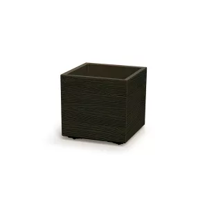   Virágcserép Prosperplast MADERA SQUARE öko fa 38,5 cm kávé