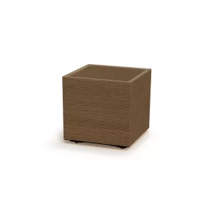   Virágcserép Prosperplast MADERA SQUARE öko fa 38,5 cm natur