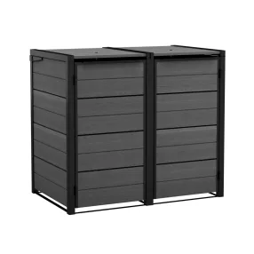   Kerti tároló Keter Hide Away 2x 240 l-es kukákhoz, szürke