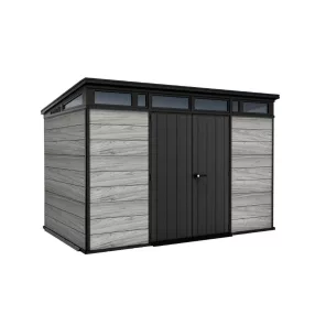 Kerti ház Keter PENT Signature 11x7 Storm Grey, padlóval