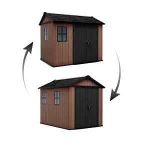 Keter Newton Plus wide 9x7,5 barna kerti ház padlóval