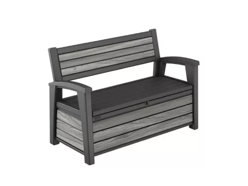 Kerti pad Keter Deco Garden Bench Storm grey