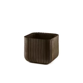 Keter Cube Planter M virágláda whiskey barna