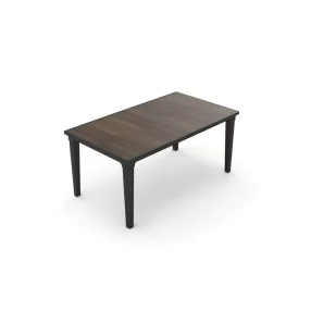 Zahradní stůl Keter Deco Futura 160 walnut / grafit