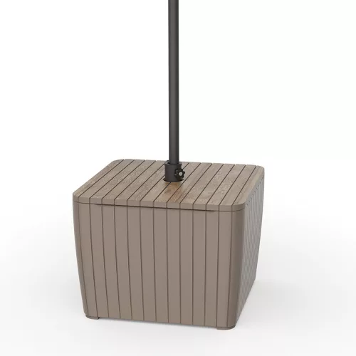 Keter Luzon Deco ashwood / cappuccino kerti asztal