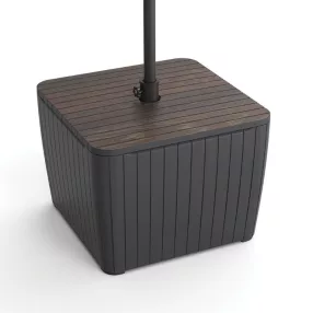Keter Luzon Deco walnut / grafit kerti asztal