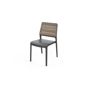 Keter Deco Porto walnut / grafit kerti szék