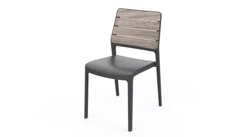 Keter Deco Porto storm grey / grafit kerti szék