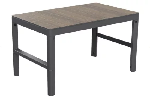 Keter Lyon Deco walnut / grafit kerti asztal