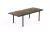 Keter Porto 160–240 kihúzható kerti asztal, walnut / grafit