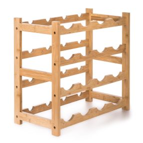 G21 borállvány 16 üvegre, bambusz