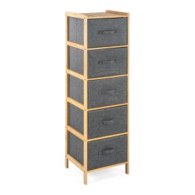 G21 bambusz fiókospolc 5 kosárral