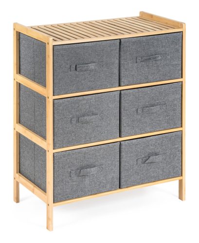 G21 bambusz állvány 6 kosárral