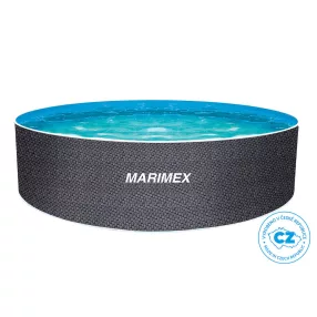 Marimex Orlando 3,05 x 0,91 m RATAN medence + szkimmer
