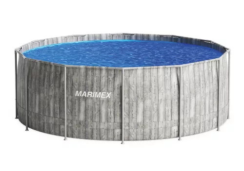 Marimex Florida 3,66x1,22 m medence szkimmerrel – SZÜRKE FA minta