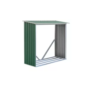 Tüzifa tároló G21 WOH 136 - 182 x 75 cm, zöld